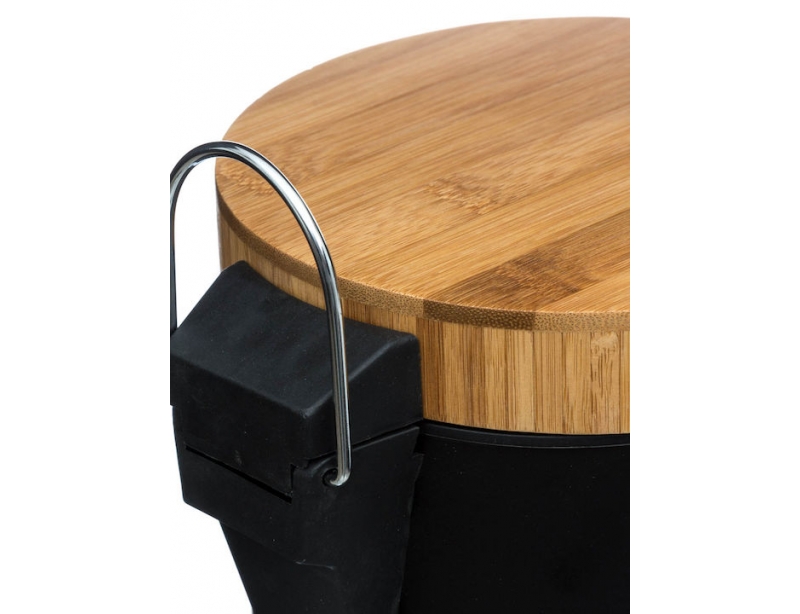 Αξεσουάρ Μπάνιου Dustbin 3Lblack Natureo 140801N