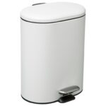 Αξεσουάρ Μπάνιου Dustbin Softcl 6L Siliflex Wht 174635A