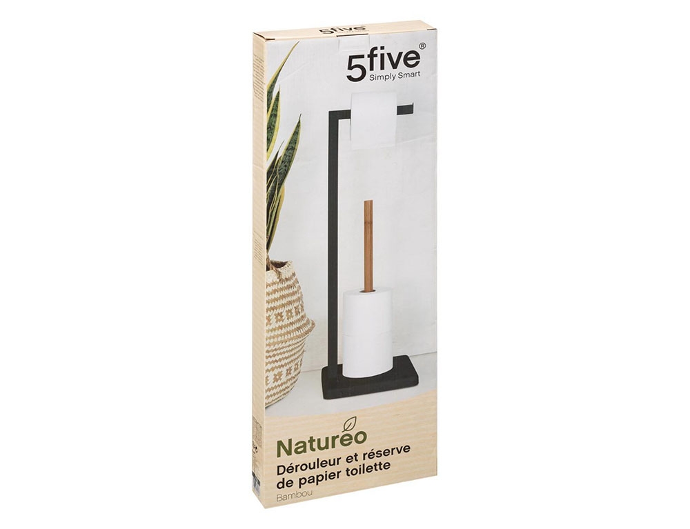 Αξεσουάρ Μπάνιου Natureo Tp Holder+Rsv Black Five 160925B