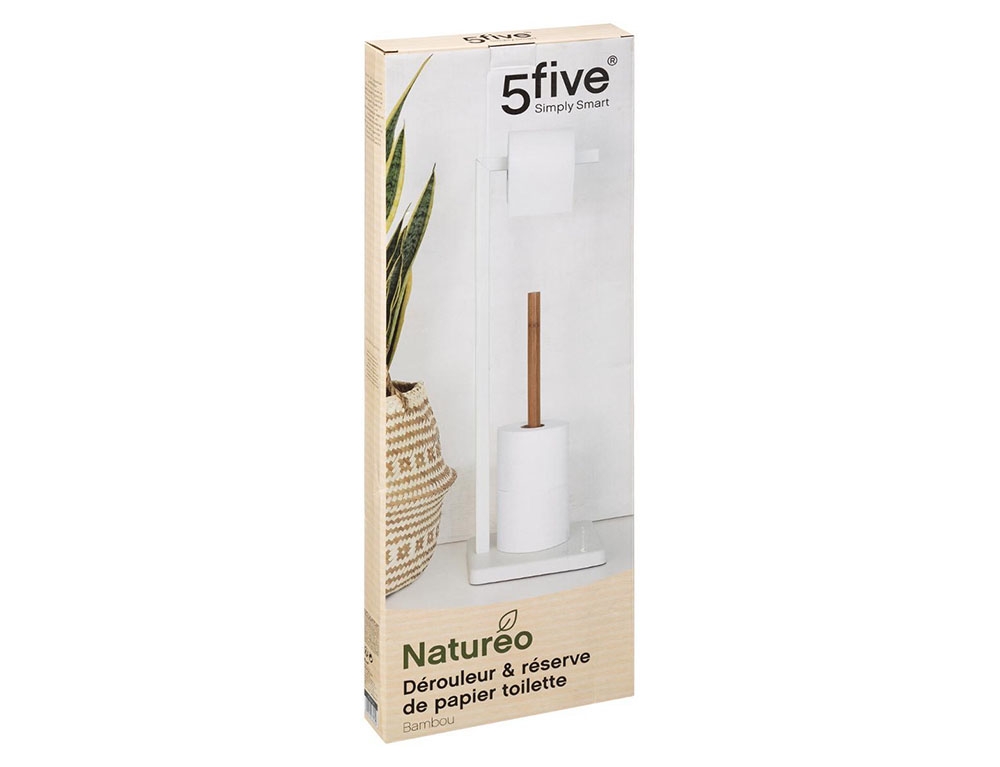 Αξεσουάρ Μπάνιου Natureo Tp Holder+Rsv White Five 160925A