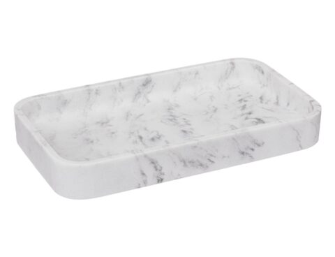 Αξεσουάρ Μπάνιου Rect Storage Plate White Lea 174793