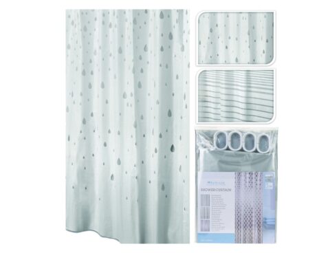 Αξεσουάρ Μπάνιου Shower Curtain 180X180Cm 3Ass Cy2100930