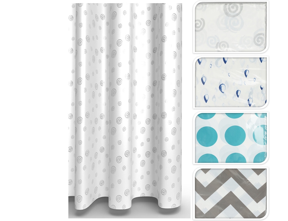Αξεσουάρ Μπάνιου Shower Curtain 180X180Cm 4Ass 101002630