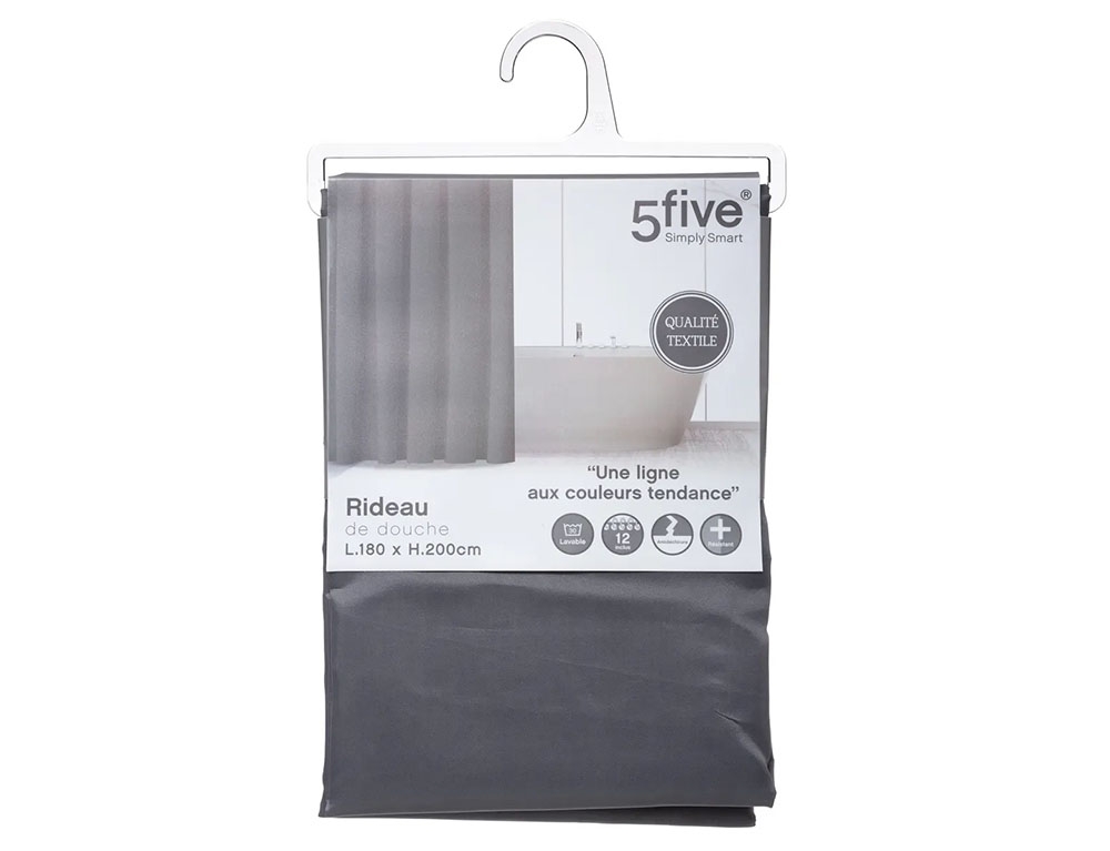 Αξεσουάρ Μπάνιου Shower Curtain Beton Colors 105656
