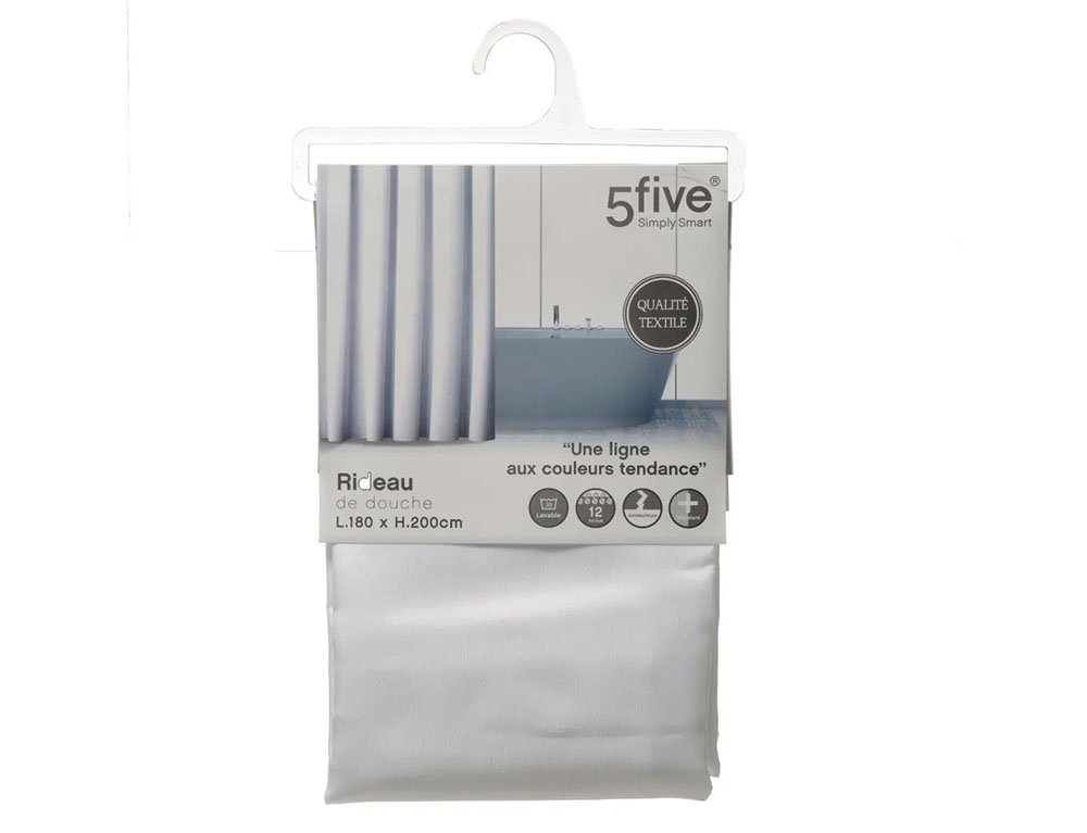 Αξεσουάρ Μπάνιου Shower Curtain Coton Colors 105654