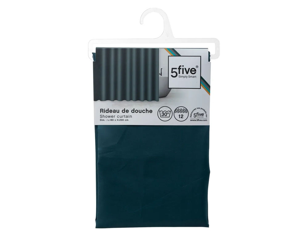 Αξεσουάρ Μπάνιου Shower Curtain Deep Petro Col 138006P