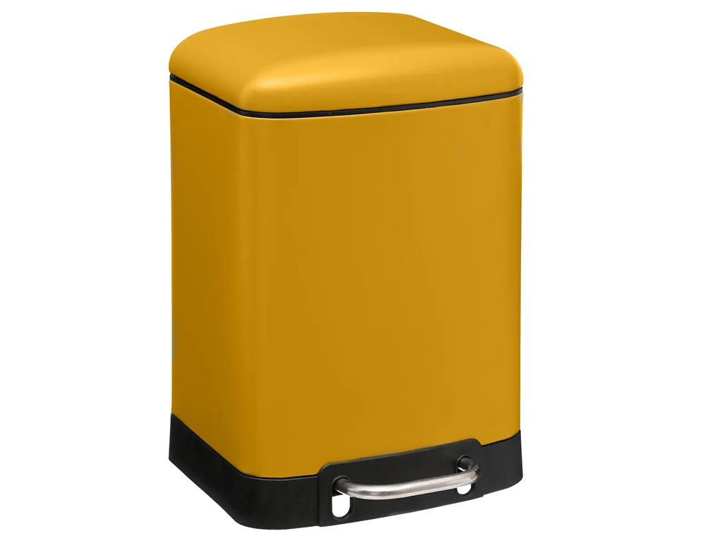 Αξεσουάρ Μπάνιου Softcl 6L Dustbin Ariane Five Yellow 138059C