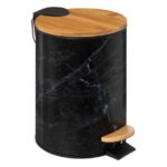 Αξεσουάρ Μπάνιου Softcl Black Lea Bin 174995B