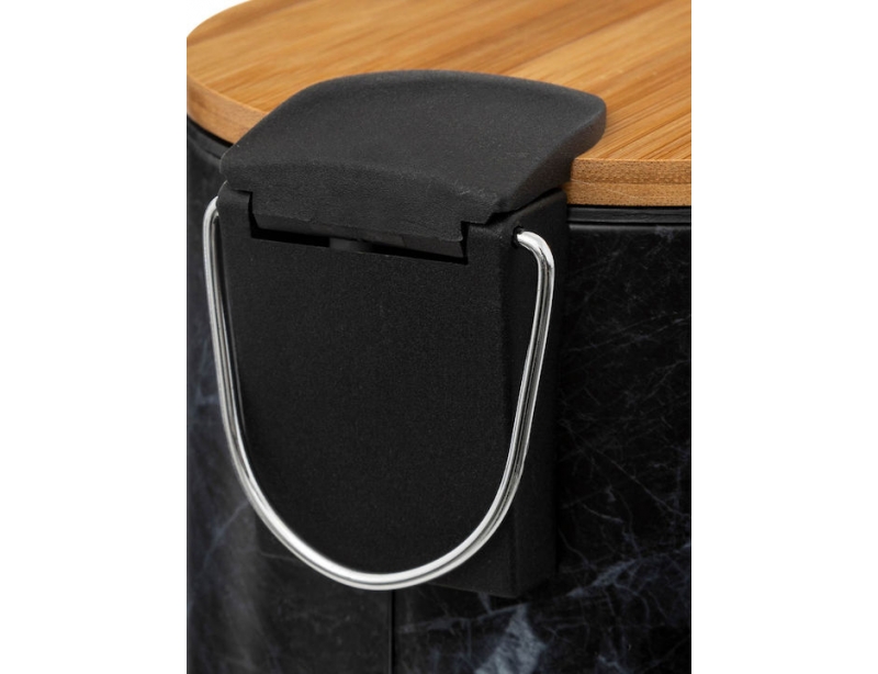 Αξεσουάρ Μπάνιου Softcl Black Lea Bin 174995B