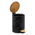 Αξεσουάρ Μπάνιου Softcl Black Lea Bin 174995B
