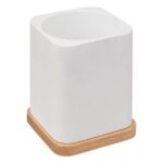 Αξεσουάρ Μπάνιου White Toilet Brush Resin Natur 174613A