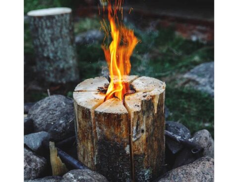 Αξεσουάρ Ψησταριών Bbq Log Candle Wood Bbq H20Xd15Cm Fs6000010
