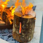 Αξεσουάρ Ψησταριών Bbq Log Candle Wood Bbq H20Xd15Cm Fs6000010