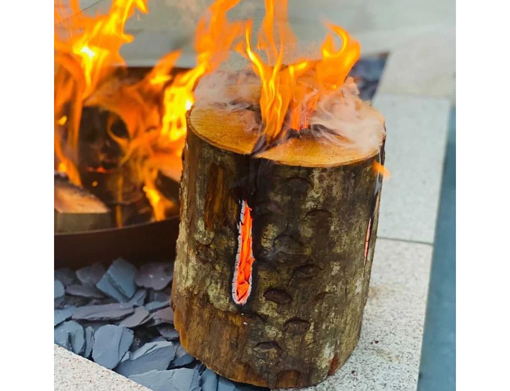 Αξεσουάρ Ψησταριών Bbq Log Candle Wood Bbq H20Xd15Cm Fs6000010