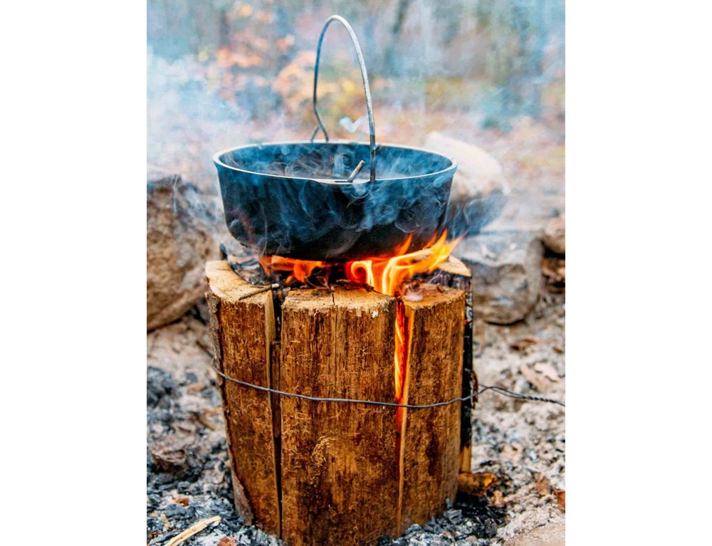 Αξεσουάρ Ψησταριών Bbq Log Candle Wood Bbq H20Xd15Cm Fs6000010