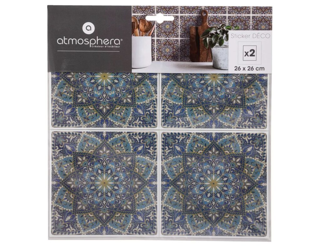 Αυτοκόλλητο Πλακάκι Atmosphera - 26X26Cm - 2Τμχ