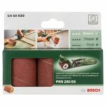 Belt sandpaper BOSCH 1600A0014P Texoro 60 mm 80 g (3 Μονάδες)