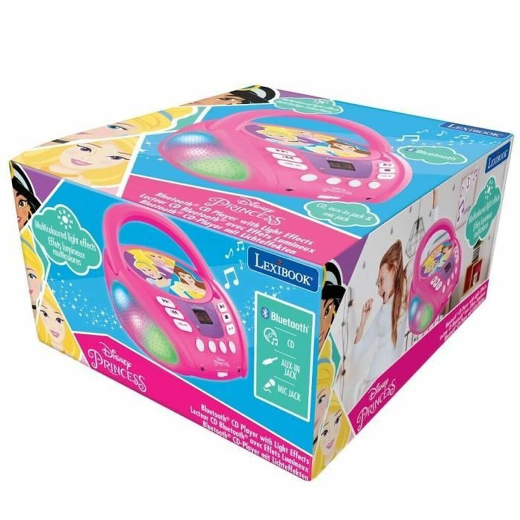 CD Ραδιόφωνο Bluetooth MP3 Lexibook PRINCESA DE DISNEY Bluetooth 5.0