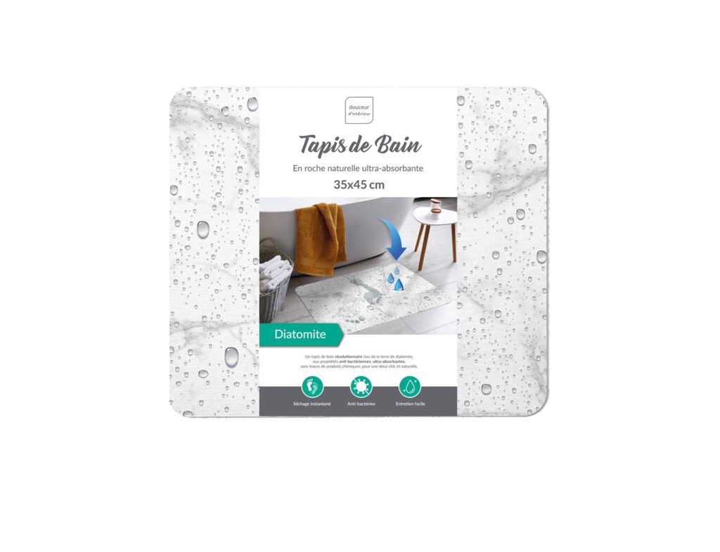 Χαλάκι Μπάνιου Aqua Douceur D'intérieur - 35X45Cm