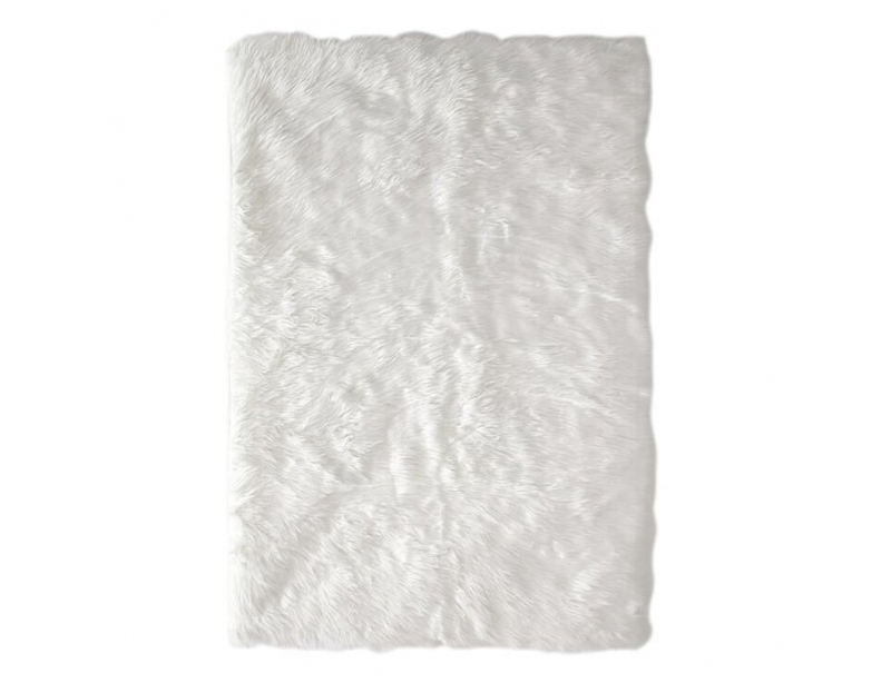 Χαλιά Ecru Imitation Fur Rectangular Carpet 115X170Cm Tx