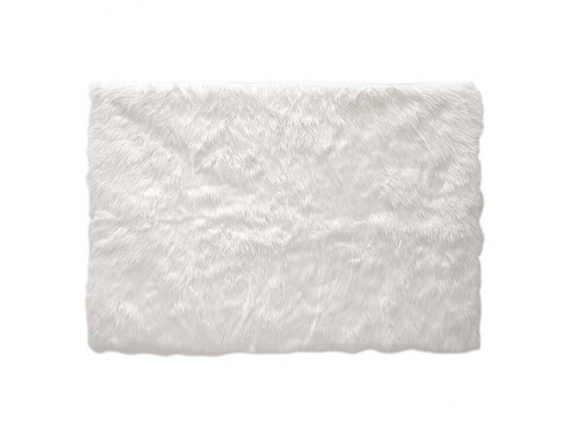 Χαλιά Ecru Imitation Fur Rectangular Carpet 115X170Cm Tx