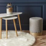 Χαλιά Ecru Imitation Fur Round Carpet 115Cm M4 Tx9006