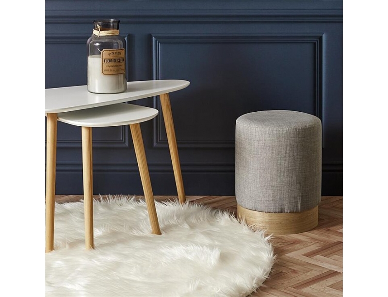Χαλιά Ecru Imitation Fur Round Carpet 115Cm M4 Tx9006