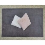 Χαλιά Grey Imitation Fur Rug 120X170Cm Tx9152