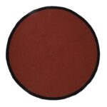 Χαλιά Tapis Rond Coton Terracotta Bord Noir 120Cm M4 Tx9