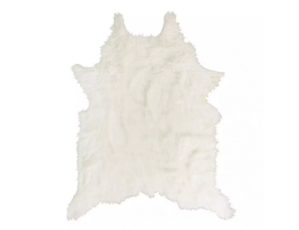 Χαλιά White Oven Rug Animal Shape 120X158Cm A1 Tx0058