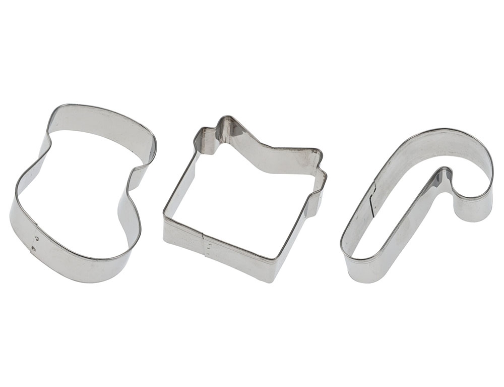 Χριστουγεννιάτικη Ζαχαροπλαστική Stand Baking Set Of 4Pcs Pp + Steel