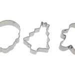 Χριστουγεννιάτικη Ζαχαροπλαστική Stand Baking Set Of 4Pcs Wood + Steel