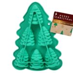 Χριστουγεννιάτικη Ζαχαροπλαστική Stand Cake Form Xmas Tree Des Silicone