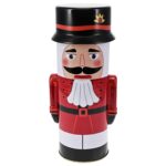 Χριστουγεννιάτικη Ζαχαροπλαστική Stand Storage Tin Nutcracker