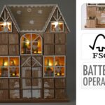 Χριστουγεννιάτικο Ημερολόγιο Με Led - 29X7X37Cm