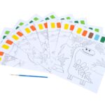 Χρωμοσελίδες Dinosaurs Colorem Με Ενσωματωμένα Χρώματα - 21X28.5Cm
