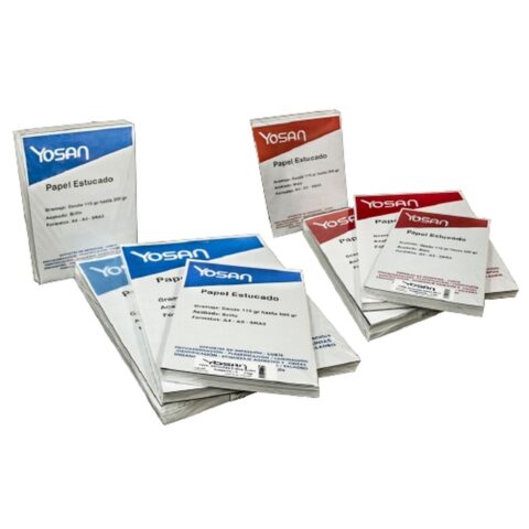 Coated Paper Yosan Λευκό 125 Φύλλα SRA3