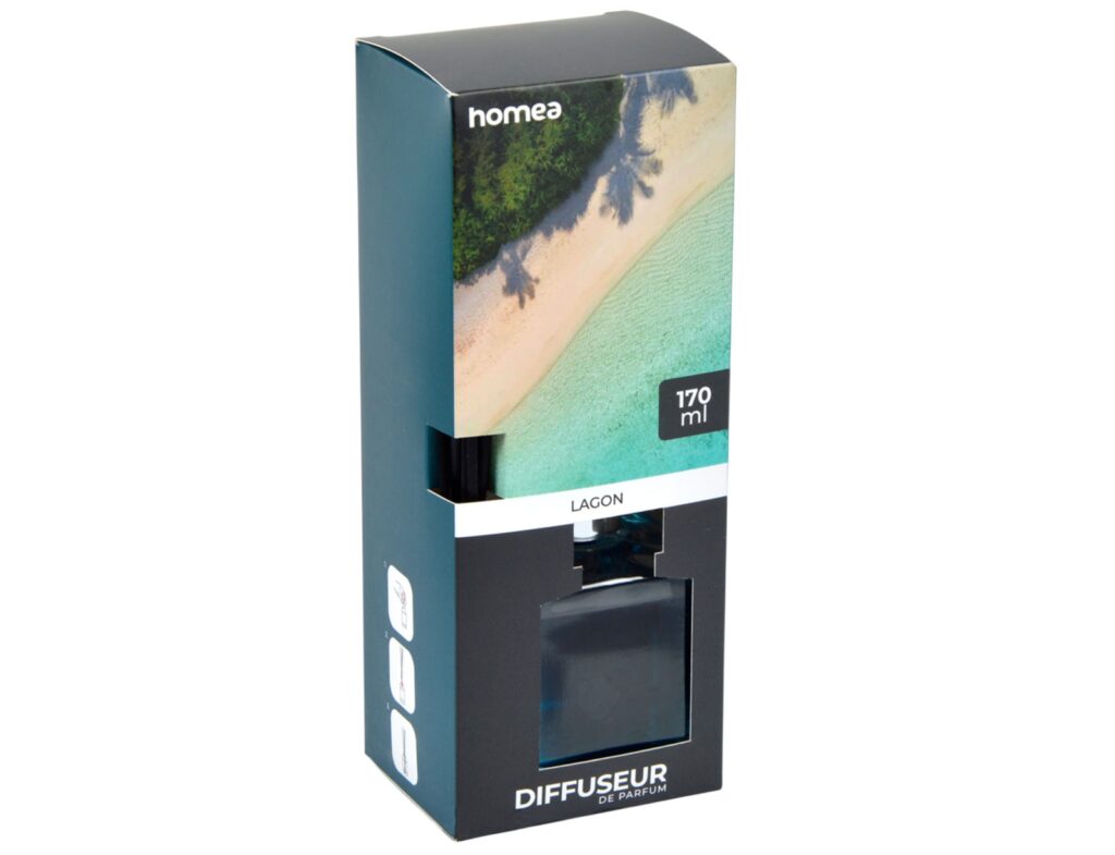 Διαχύτες Αρωμάτων - Αρωματικά Χώρου 170Ml Square Diffuser Essential Scent Lagoon