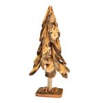 Διακόσμηση & Deco Σε Εορταστικό Πνεύμα Fir Tree Made Of Wood Natural