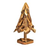 Διακόσμηση & Deco Σε Εορταστικό Πνεύμα Fir Tree Made Of Wood Natural (W/H/D) 22X44X22Cm