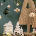 Διακόσμηση & Deco Σε Εορταστικό Πνεύμα Fir Tree Paulownia Wood Brown