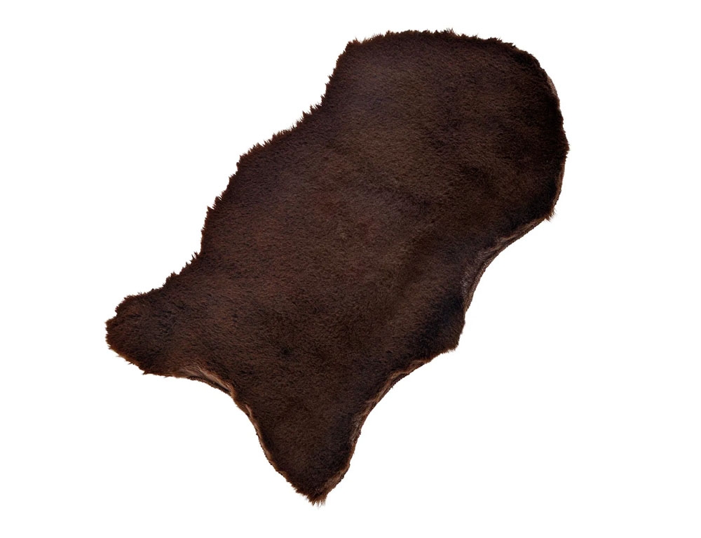 Διακόσμηση & Deco Σε Εορταστικό Πνεύμα Rabbit Fur Faux Fur From Polyester Brown (W/H/D) 5