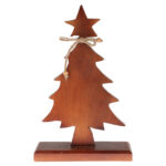 Διακόσμηση & Deco Σε Εορταστικό Πνεύμα Xmas Tree Wood H31Cm Walnut A68100120