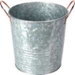 Διακόσμηση & Οργάνωση Μπαλκονιού Bucket Zinc Metal With Handles Fz1000810