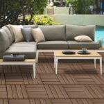 Διακόσμηση & Οργάνωση Μπαλκονιού Decking Tile Set 6Pc Wpc Brown X64000010