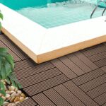 Διακόσμηση & Οργάνωση Μπαλκονιού Decking Tile Set 6Pc Wpc Brown X64000010