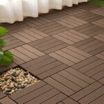 Διακόσμηση & Οργάνωση Μπαλκονιού Decking Tile Set 6Pc Wpc Brown X64000010