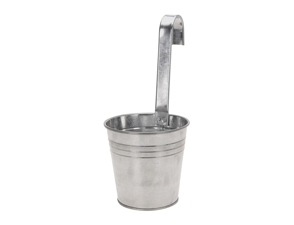 Διακόσμηση & Οργάνωση Μπαλκονιού Flower Pot Zinc With Hook 170422010