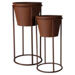 Διακόσμηση & Οργάνωση Μπαλκονιού Plant Holder On Stand Set 2Pcs Fz1000950