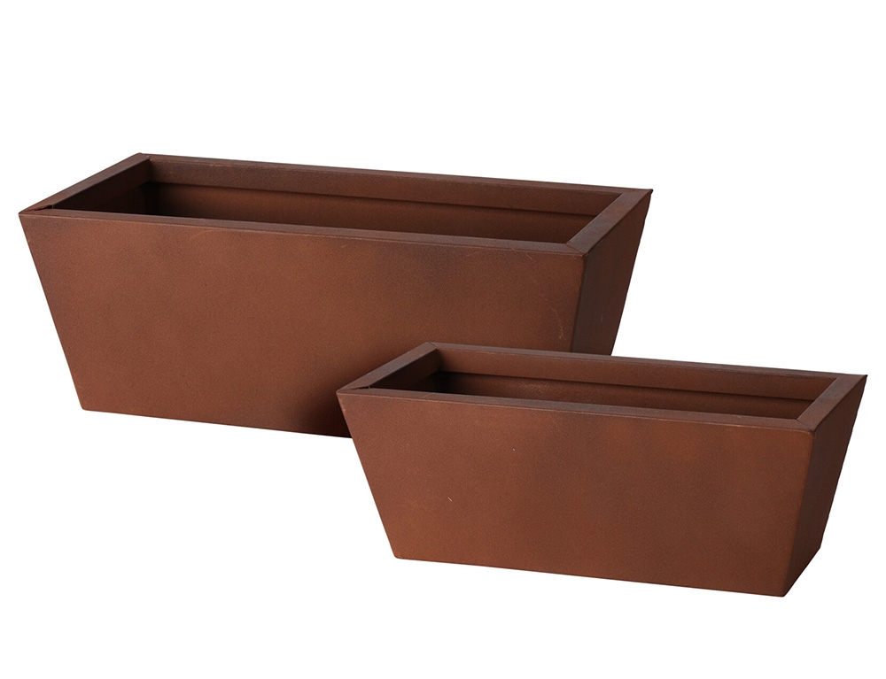 Διακόσμηση & Οργάνωση Μπαλκονιού Planter Metal Rectangular Fz1001010